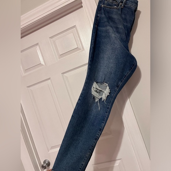 GOOD AMERICAN Women's Blue Jeans - Picture 3 of 5